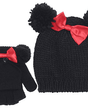 Toys R Us:  Minnie Hat & Mittens Set with Bow just $9.99
