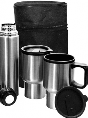 Sears:  Travel Mugs with Thermo Set and Carrying Case just $7.49