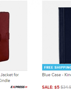 Tanga: Kindle & Nook Cases just $5 + FREE Shipping