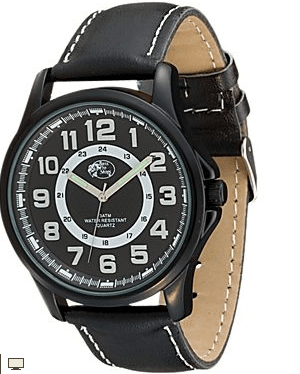 Bass Pro Shops Black Strap Field Watch for Men just $9.97 {Shipped}