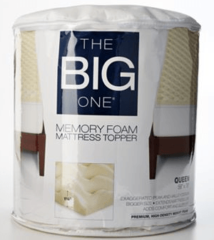 Kohl’s:  The Big One® 1 1/2-in. Memory Foam Mattress Topper just $23.99 {Reg. $109!}