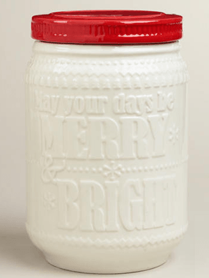 World Market:  Holiday Ceramic Cookie Jars just $9 Shipped