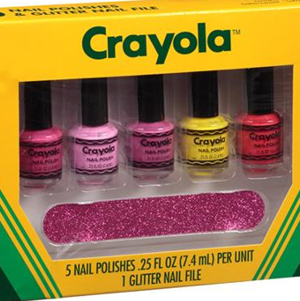 Walmart: Crayola 6 pc Nail Set just $4.88 + FREE Pick Up