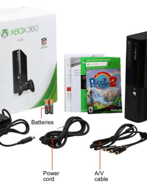 Xbox 360 4GB Bundle w/ Peggle 2 + One FREE Year of XBOX Live just $149.99 Shipped