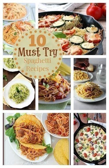 10 Must Try Spaghetti Recipes