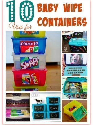 10 Creative Uses for Baby Wipe Containers