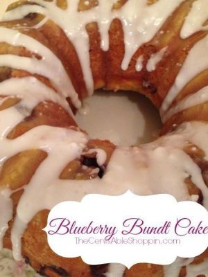 Easy Fresh Blueberry Bundt Cake