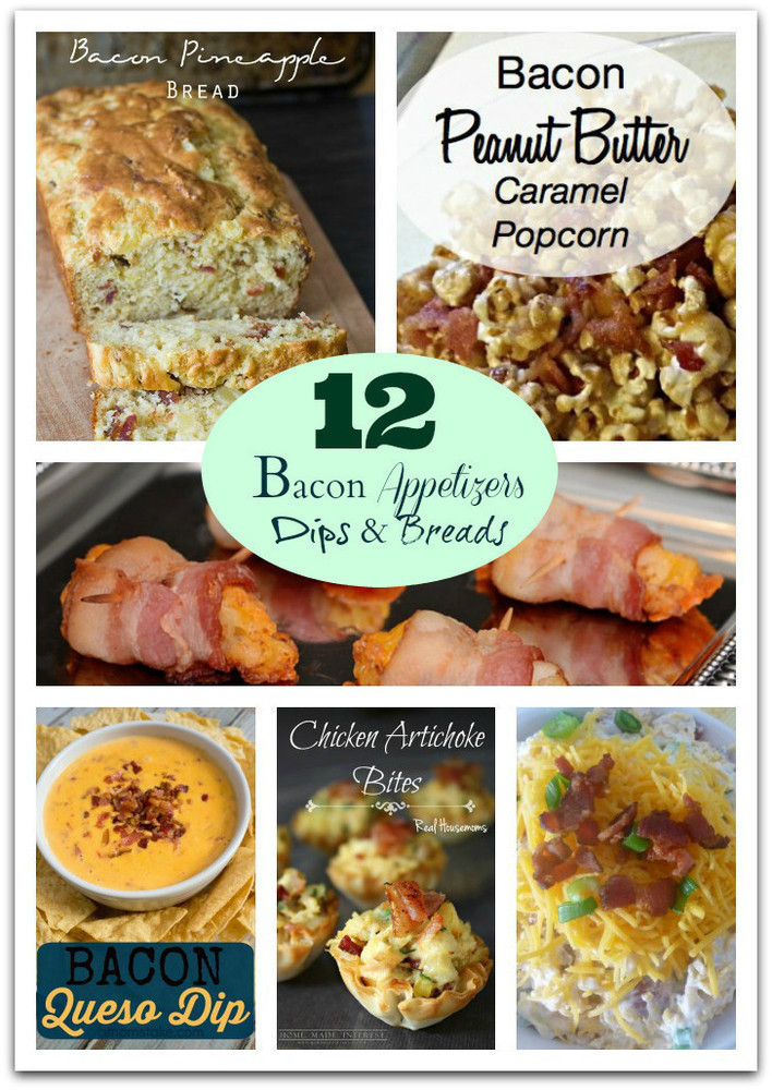 12 BaconREcipes for Appetizers, Dips and Breads - The CentsAble Shoppin