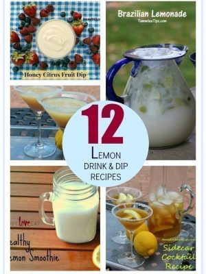 12 Drink and Dip Recipes to Use ALL Those Lemons