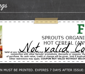 Sprouts: FREE Organic Instant Hot Cereal