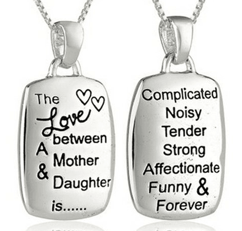 Mother Daughter Inspirational Necklace Set just $9 {Shipped}