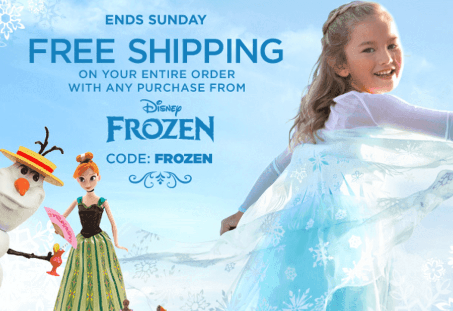 The Disney Store: FREE Shipping with ANY Frozen Purchase {Olaf Costume $15}