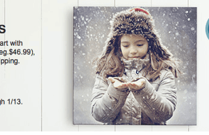 Snapfish: 12×12 Custom Photo Canvas just $24 + FREE Shipping {Ends Tonight!}