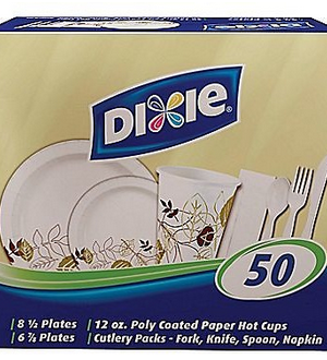 Staples: Dixie® All-In-One™ Tableware Combo Pack, 50 Place Settings just $13