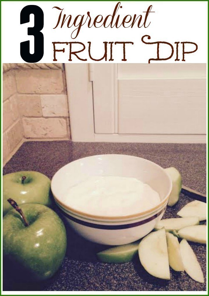 Recipe | Easy 3-Ingredient Fruit Dip