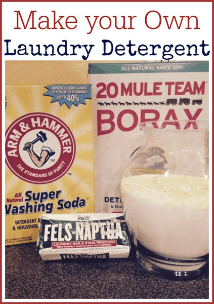 How to Make your Own Laundry Detergent