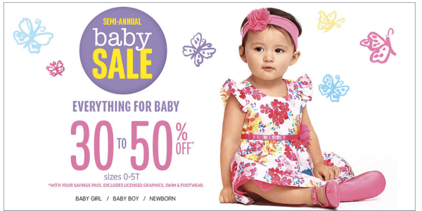 The Children’s Place:  Up to 50% OFF + Additional 20% on the Semi Annual Clearance Sale