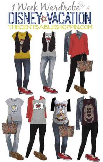 1 Week Wardrobe Ideas for a Disney Vacation {+ 18 Ways to Save at Disney}