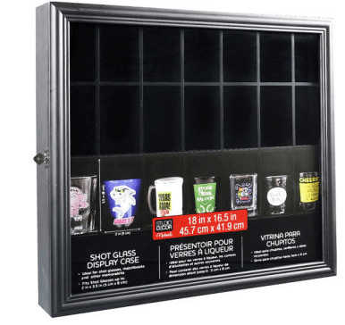 Michael’s: Up to 50% OFF Display Cases {Shot Glass Display $29.99}
