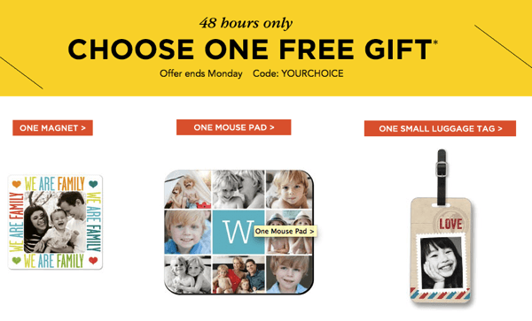 Shutterfly: 1 of 3 FREE Gifts ~ Pay ONLY Shipping {Ends Tonight}