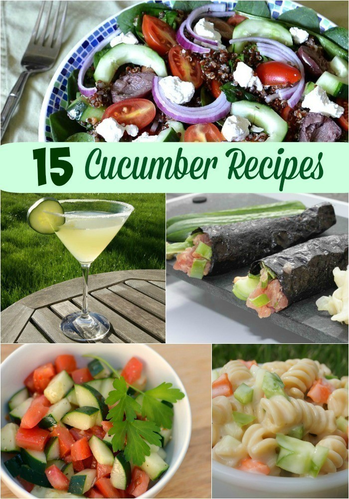 15 Recipes to Use an Abundance of Cucumbers