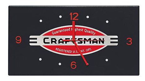 Sears: Craftsman Vintage Clock $9.47 + FREE Pick Up