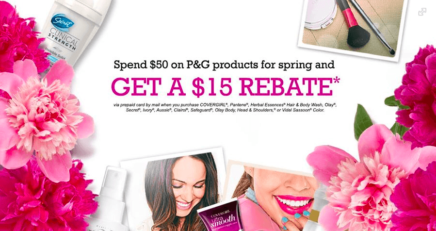 P&G $15 Rebate on CoverGirl, Herbal Essence, Pantene & More (through 4/30)