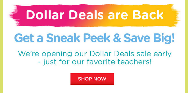 Scholastic Teacher Express Dollar Deals:  Over 1,000 Teaching Supplementals as low as $0.50