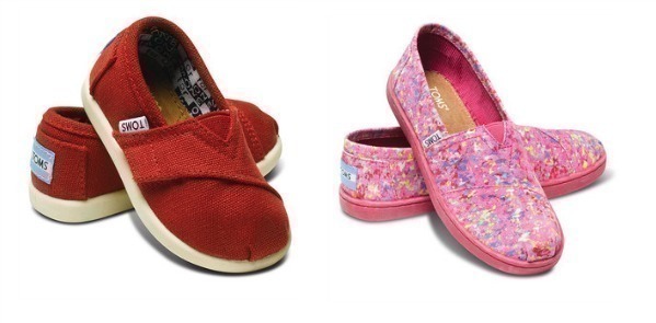 Zulily:   Up to 40% OFF Tom’s Shoes