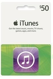 Best Buy: $50 iTunes Gift Card $42.50 + FREE Standard Shipping