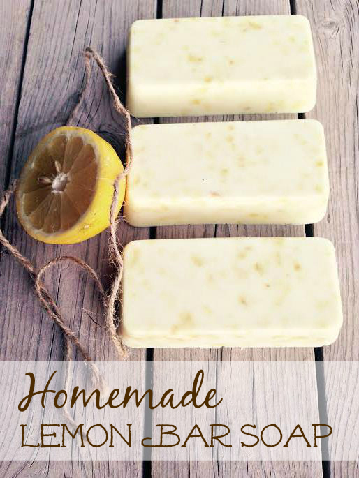 Homemade Lemon Bar Soap {Great Mother’s Day Gift Idea}