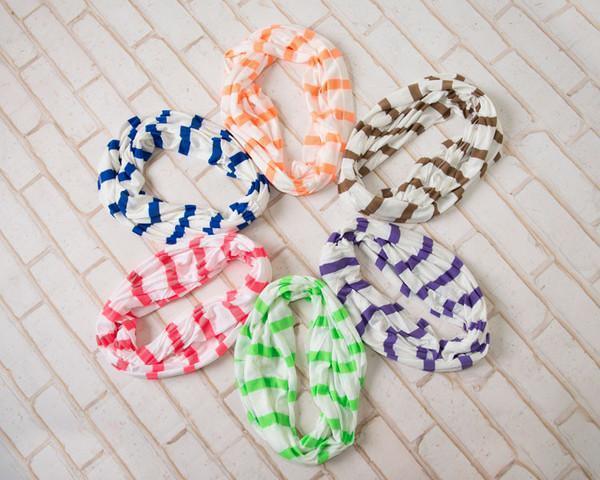 Cents of Style: Striped Infinity Scarf $7.95 + FREE Shipping