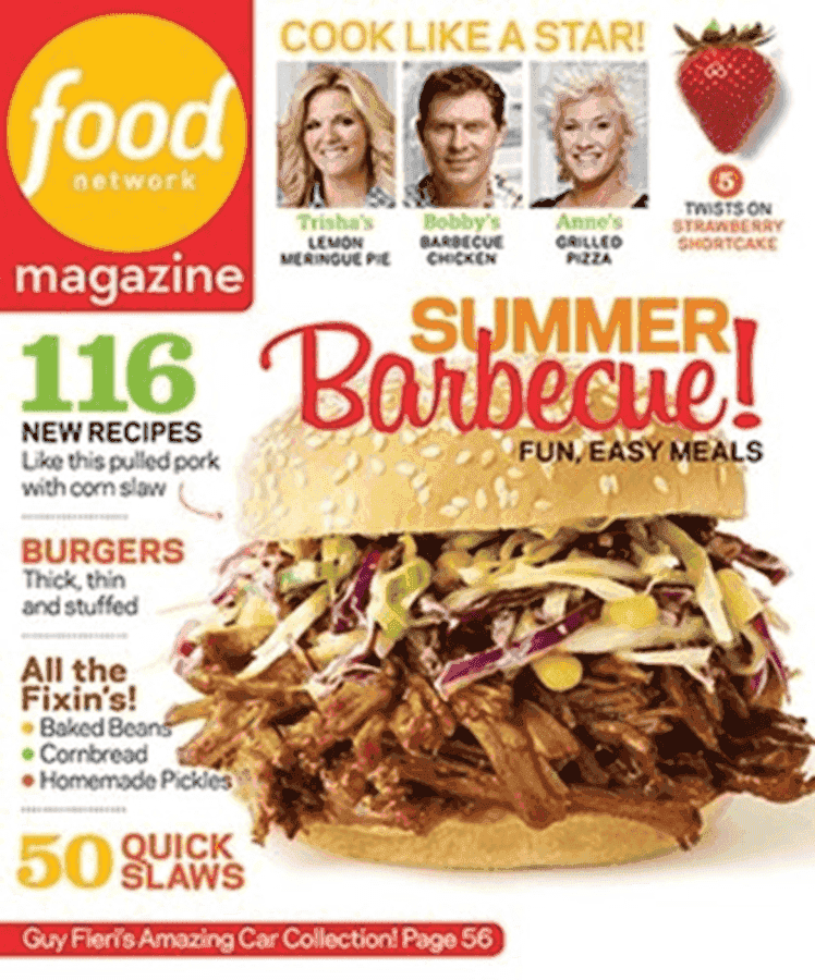 Food Network Magazine just $6 per Year {2 or 3 Year Subscription}