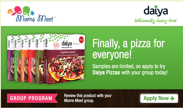 Possibly FREE Daiya Pizza for Mom Ambassadors