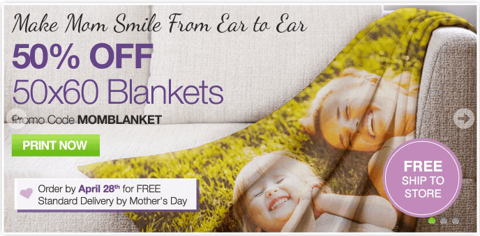 CVS: 50% OFF 50×60 Photo Blankets + FREE Pick Up in Store