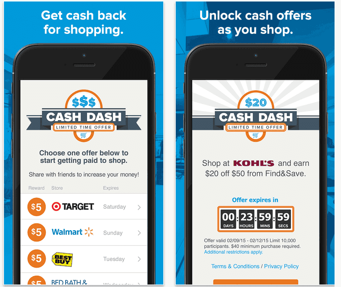 Find&Save App: Earn Cash for Shopping at your Favorite Stores
