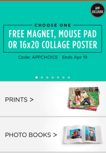 Shutterfly App Exclusive: FREE Magnet, Mouse Pad or Collage Poster {Pay ONLY Shipping}