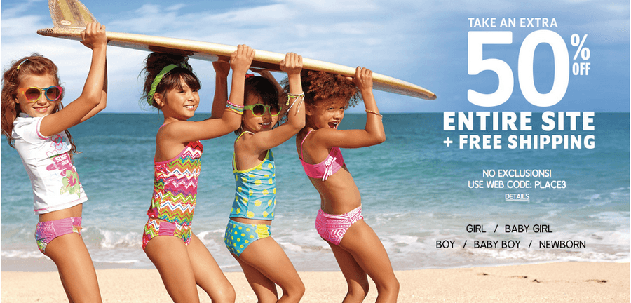 The Children’s Place: Last Day to Score 50% OFF + FREE Shipping