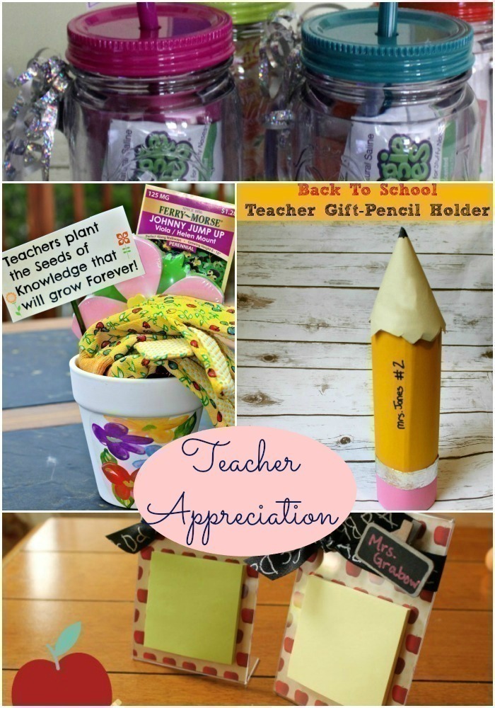 Teacher Appreciation May 2th – May 6th {Easy Gift Ideas}