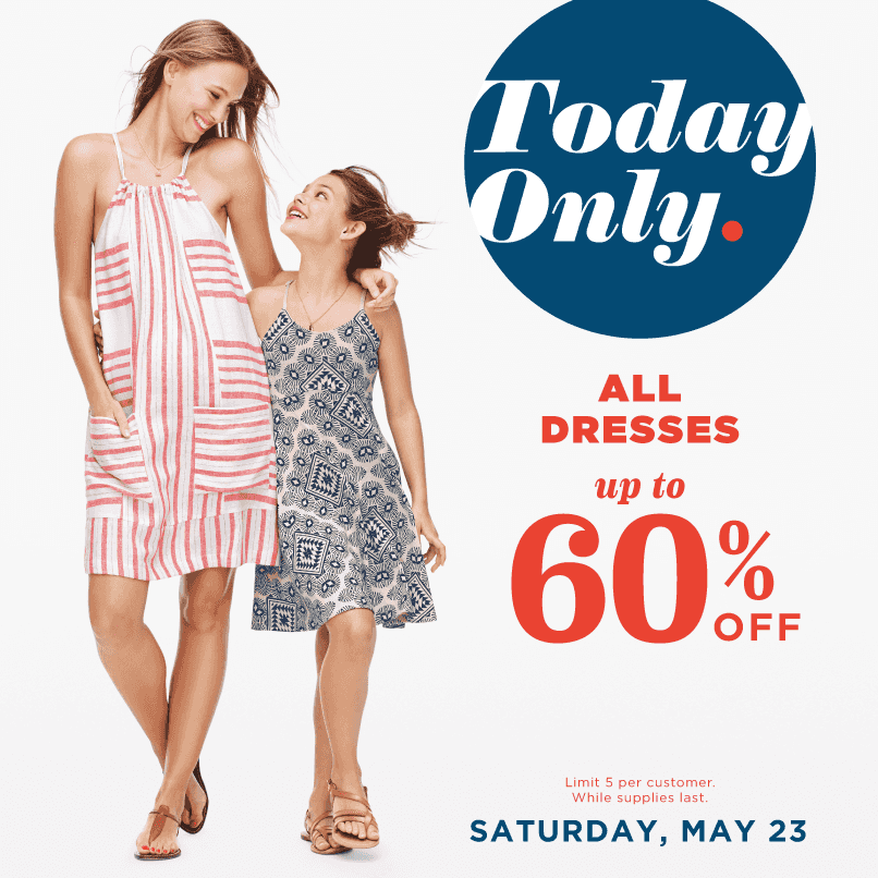 Old Navy: Up to 60% OFF ALL Dresses ~ Today Only 5/23