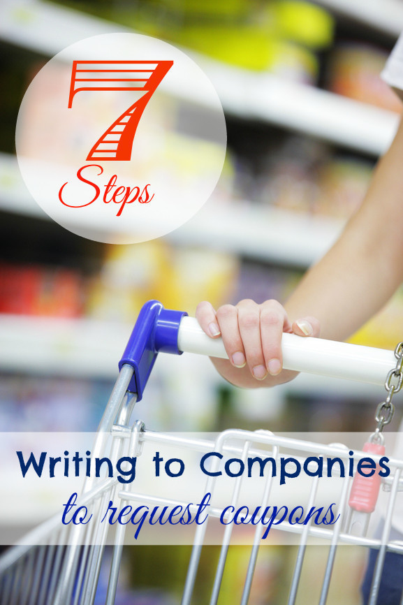 7 Steps for Writing to Companies to Request Product Coupons
