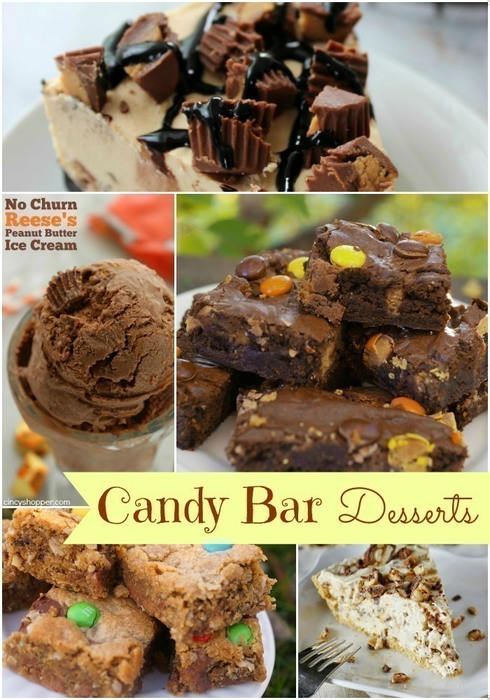 Candy Bar Desserts ~ TheCentsAbleShoppin.com