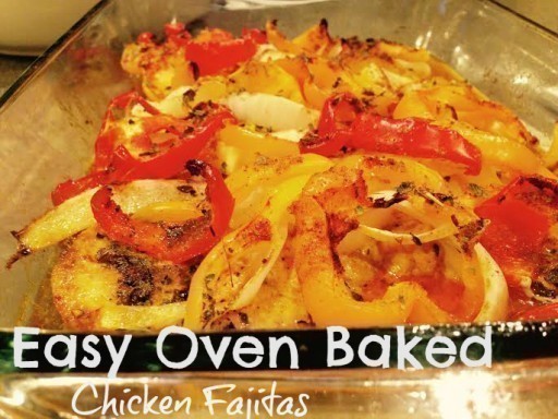 Easy Oven Baked Chicken Fajitas ~ TheCentsAbleShoppin.com