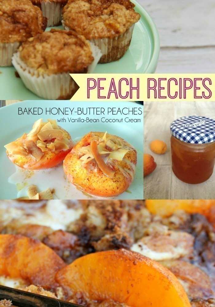 Fresh Peach Recipes ~ TheCentsAbleShoppin.com