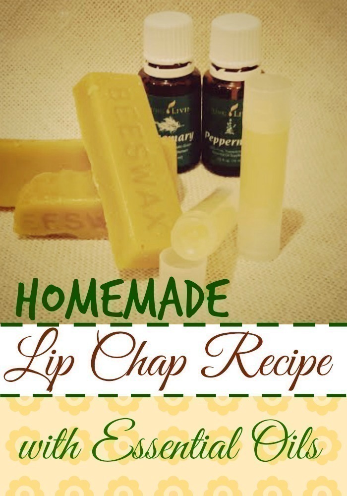 Homemade Lip Chap Recipe {with Essential Oils}