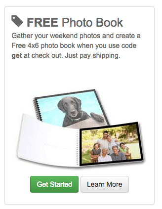 FREE 4×6 Photo Book –  Pay ONLY Shipping {Today ONLY}
