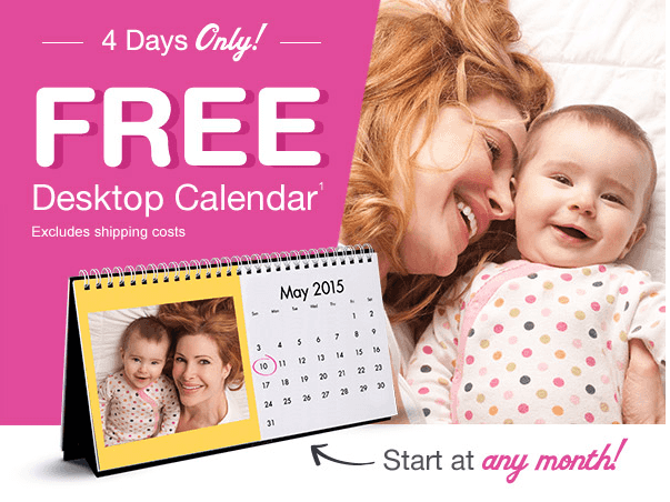 Walgreens: FREE Custom Desktop Calendar ~ 4 Days ONLY