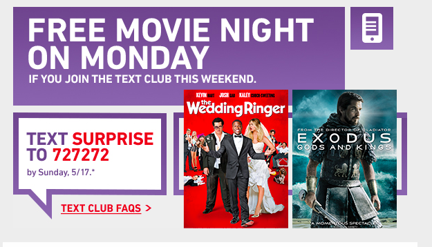 Redbox: FREE Movie Night on Monday