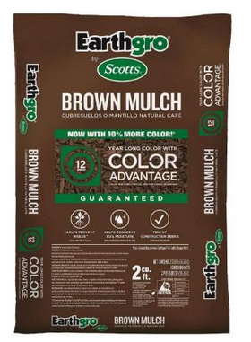 Home Depot:  2 cu. ft. Brown or Red Earthgro Mulch 4/$10