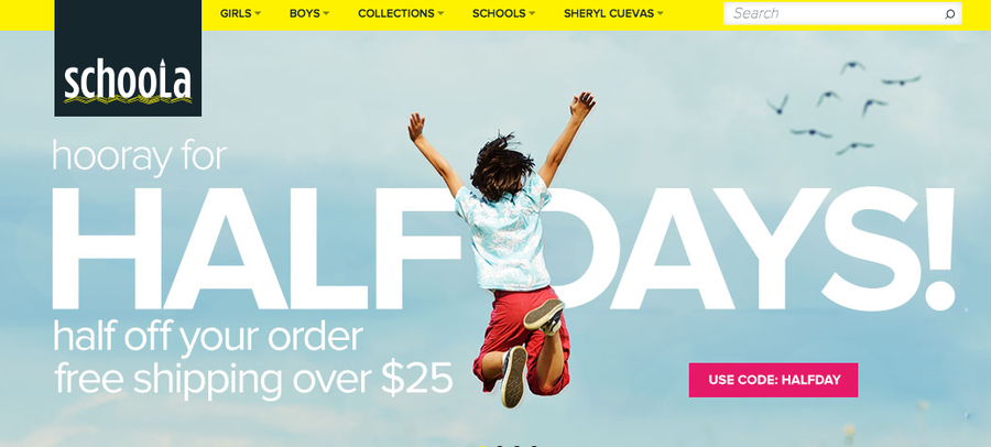Schoola: $25 in FREE Credit + 50% OFF your Order + FREE Shipping on $25